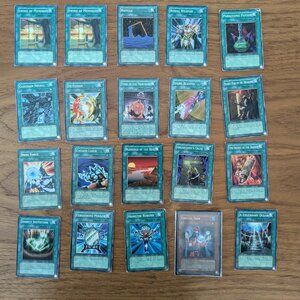 Vintage Yu-Gi-Oh! Spell Card Lot 20 Cards - Monster Reborn & Deck Support YuGiOh
